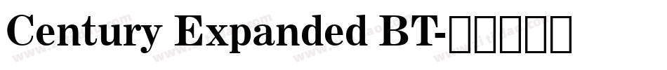 Century Expanded BT字体转换